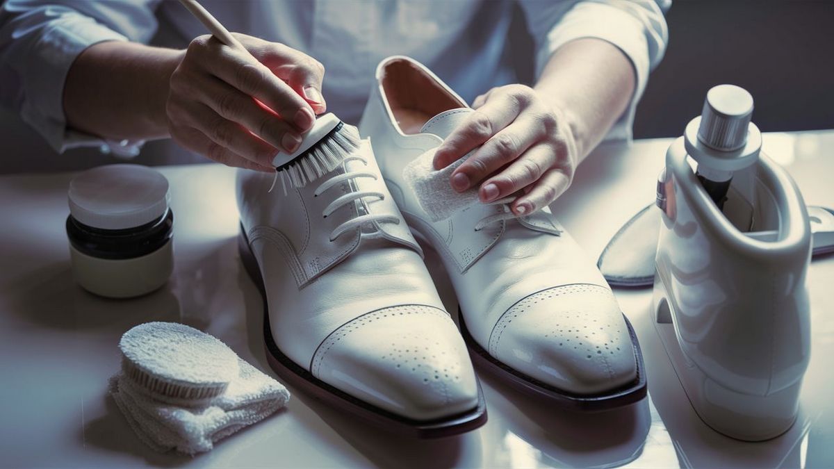 Jak czyścić białe buty ze skóry